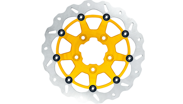 GBRAKES Oversize Wave® Brake Rotor - Front - 13" - Narrow Band - Gold