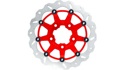 GBRAKES Oversize Wave® Brake Rotor - Front - 13" - Narrow Band - Red