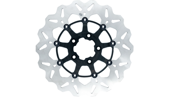 GBRAKES Oversize Wave® Brake Rotor - 12.5" - Machined Black