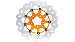 GBRAKES Oversize Wave® Brake Rotor - Front - 12.5" - Orange