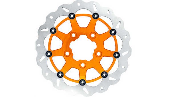 GBRAKES Oversize Wave® Brake Rotor - Front - 13" - Narrow Band - Orange
