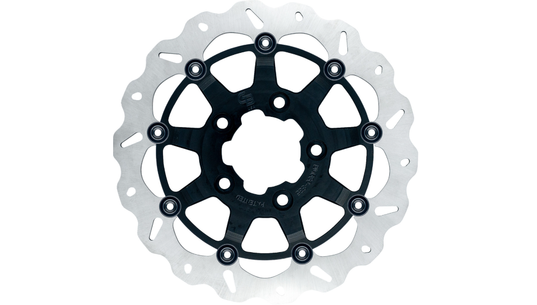 GBRAKES Oversize Wave® Brake Rotor - Front - 13" - Black