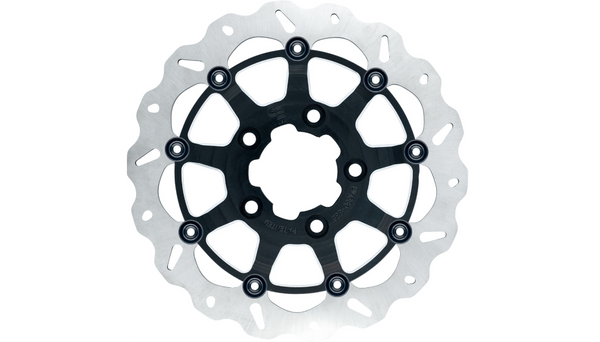 GBRAKES Oversize Wave® Brake Rotor  Front - 13" - Narrow Band - Machined Black