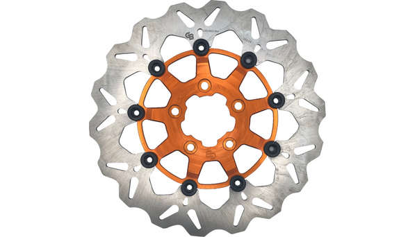 GBRAKES Wave® Brake Rotors - Front - Orange