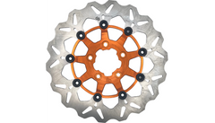 GBRAKES Wave® Brake Rotors - Front - Orange