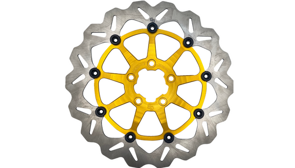 GBRAKES Wave® Brake Rotors Front - Gold
