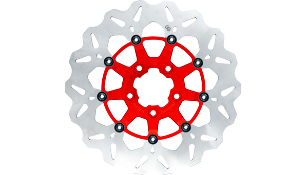 GBRAKES Wave® Brake Rotors - Front - Red