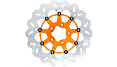 GBRAKES Wave® Brake Rotors - Front - Orange