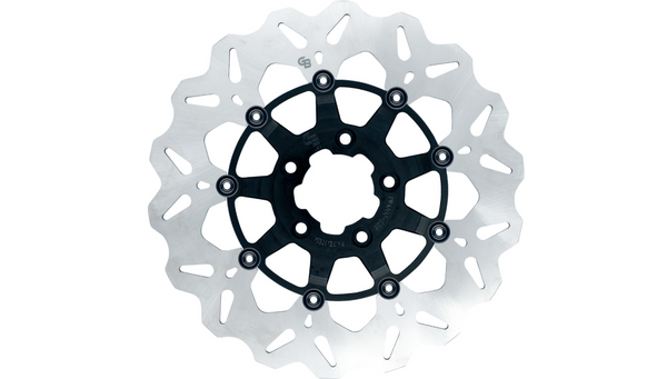 GBRAKES Oversize Wave® Brake Rotor - Front - 12.5" - Black