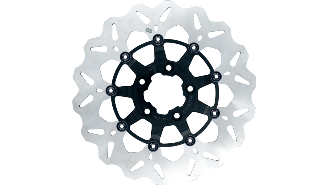 GBRAKES Oversize Wave® Brake Rotor - Front - 12.5" - Black