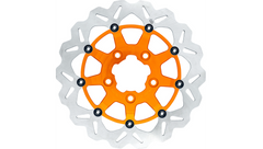 GBRAKES Oversize Wave® Brake Rotor  - Front - 13" - Orange