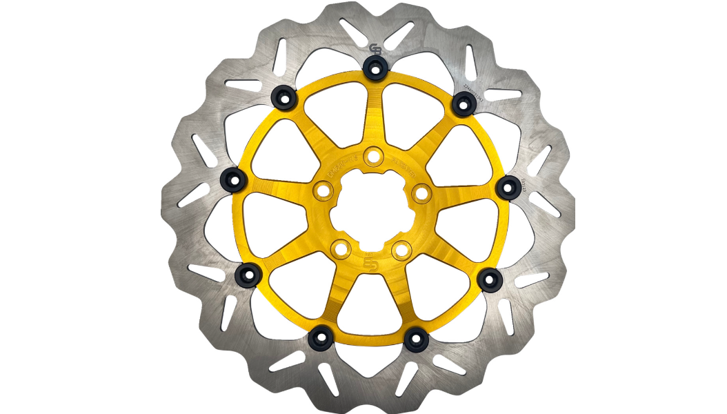GBRAKES Wave® Brake Rotors Front - Gold