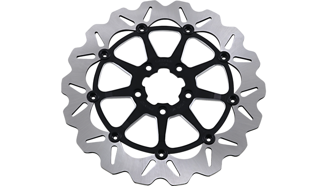 GBRAKES Wave® Rotor - Machined Black - 12.5"