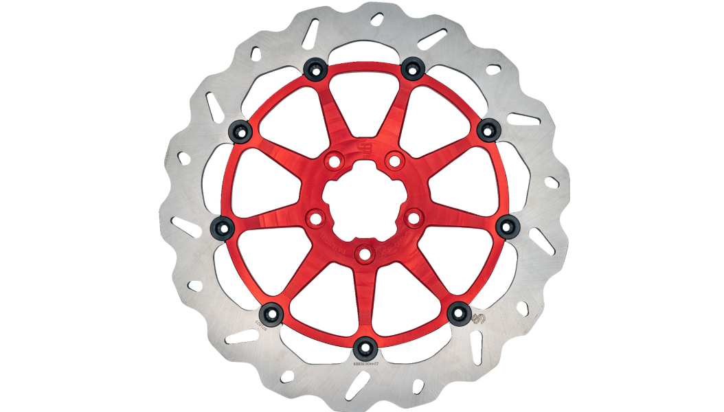 GBRAKES Wave® Brake Rotors - Front - Red