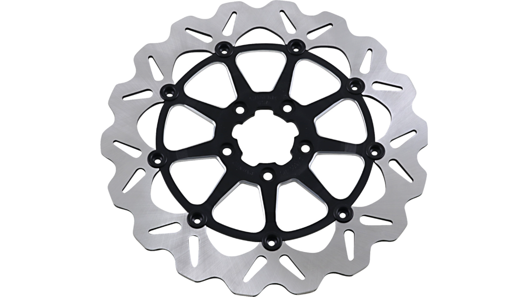 GBRAKES Wave® Rotor - Machined Black - 13"