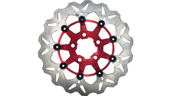 GBRAKES Wave® Brake Rotors - Rear - Red
