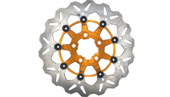 GBRAKES Wave® Brake Rotors - Rear - Orange