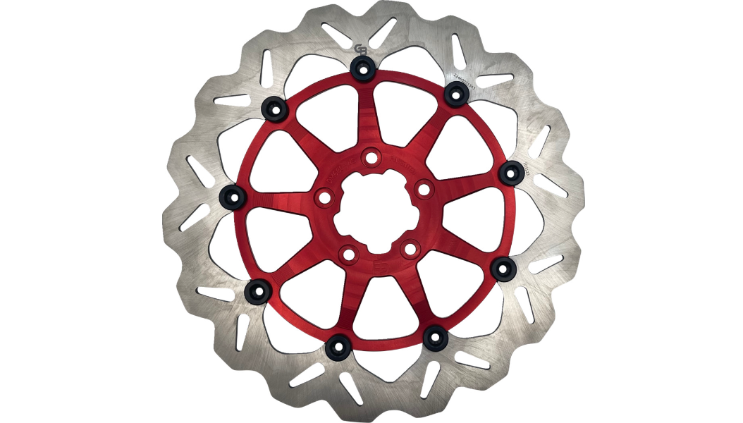 GBRAKES Brake Rotor - Front - Red