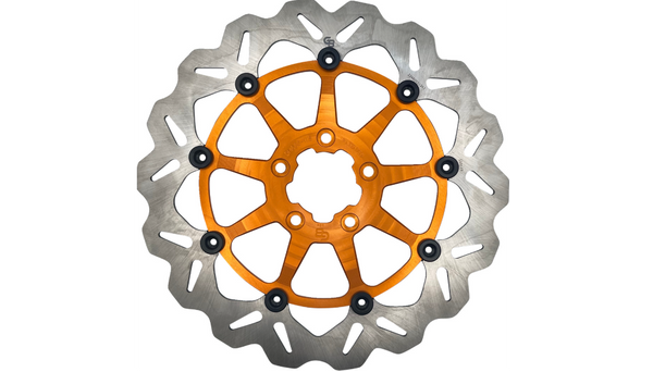 GBRAKES Brake Rotor - Front - Orange