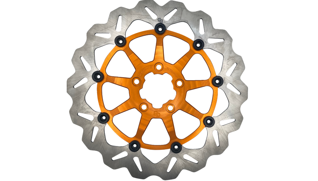 GBRAKES Brake Rotor - Front - Orange