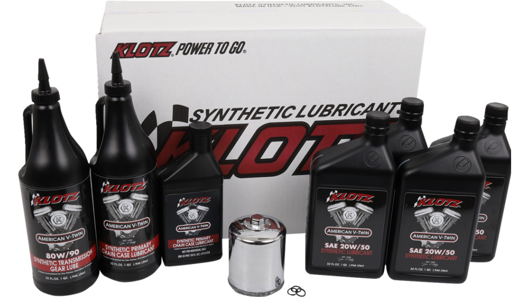 KLOTZ Oil Premium Oil Change Kit - Twin Cam/M8