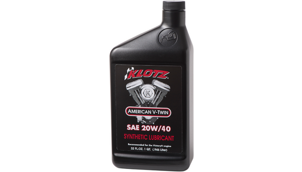 KLOTZ Oil V Twin Synthetic Oil - 20W-40 - 1 U.S. quart