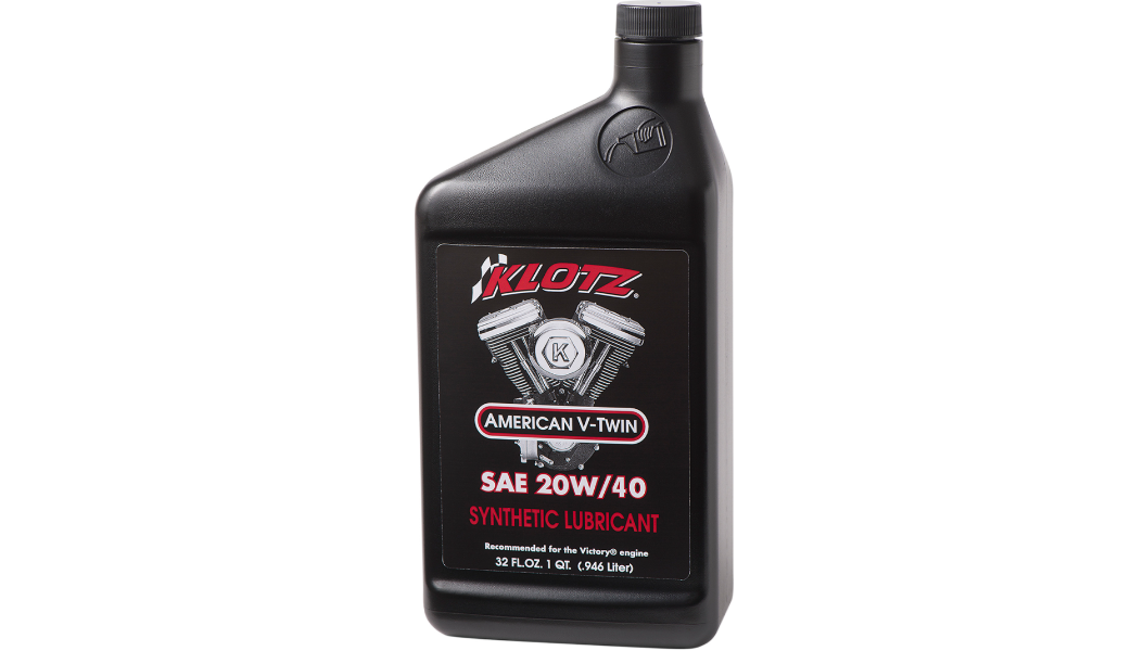KLOTZ Oil V Twin Synthetic Oil - 20W-40 - 1 U.S. quart