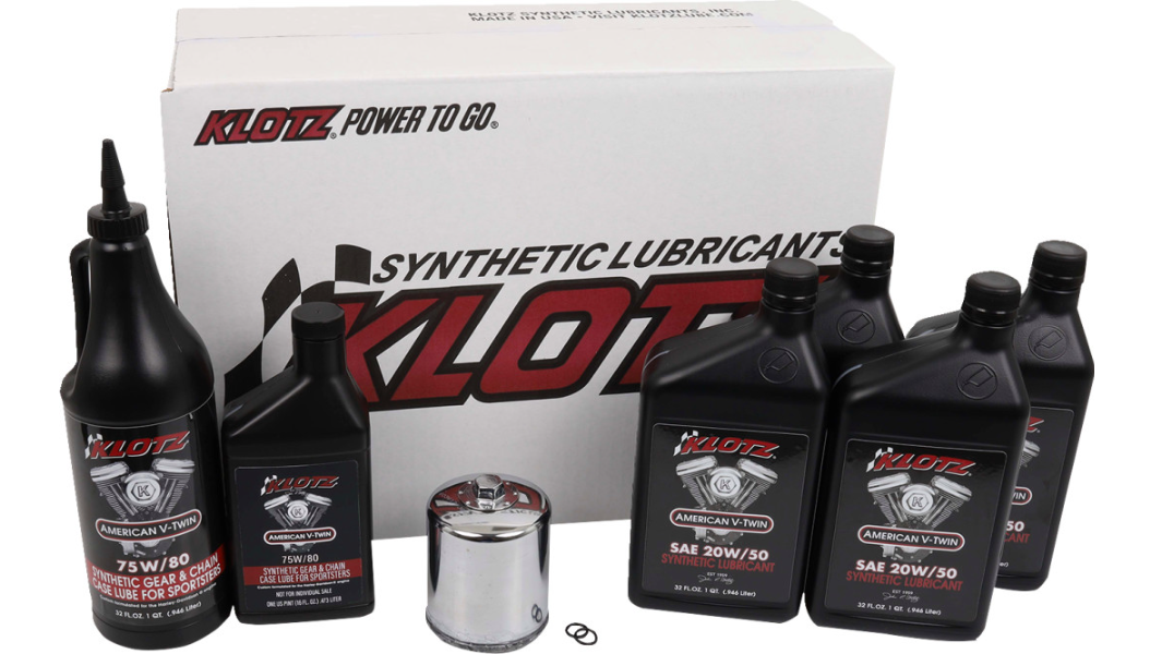 KLOTZ Oil Premium Oil Change Kit - Sportster