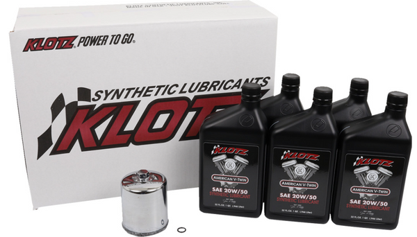 KLOTZ Oil Basic Oil Change Kit - Twin Cam/M8