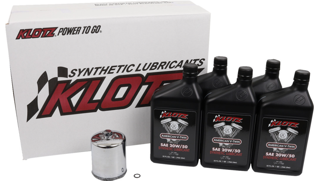 KLOTZ Oil Basic Oil Change Kit - '84-'99 Evolution Big Twin