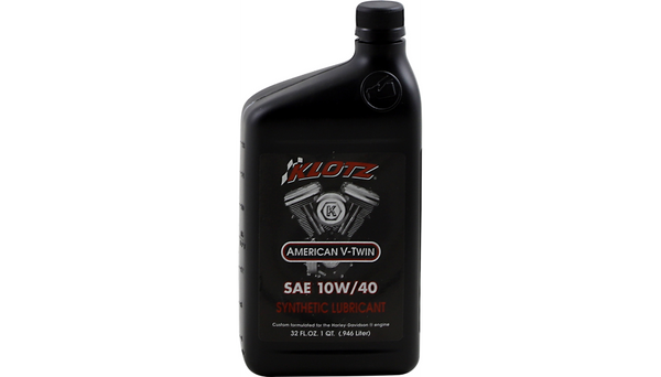 KLOTZ Oil V-Twin Synthetic Engine Oil - 10W-40 - 1 U.S. quart
