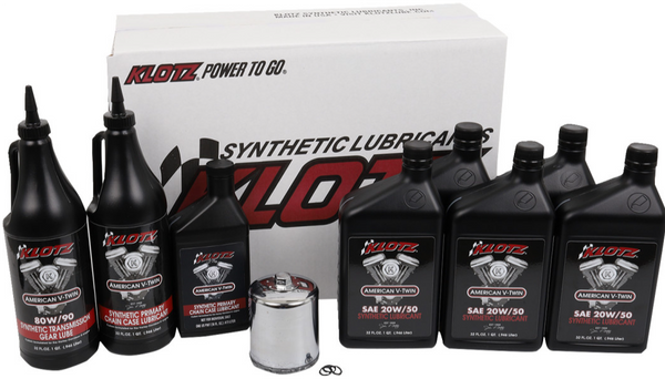 KLOTZ Oil Premium Oil Change Kit - '84-'99 Evolution Big Twin