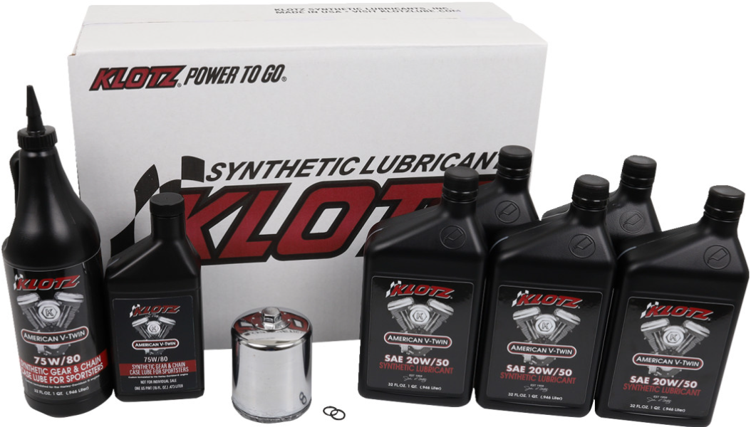 KLOTZ Oil Premium Oil Change Kit - Sportster