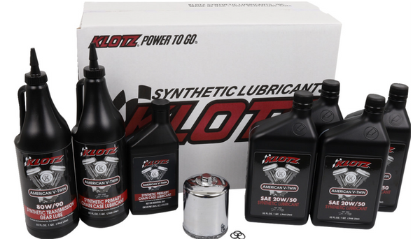 KLOTZ Oil Premium Oil Change Kit - '84-'99 Evolution Big Twin