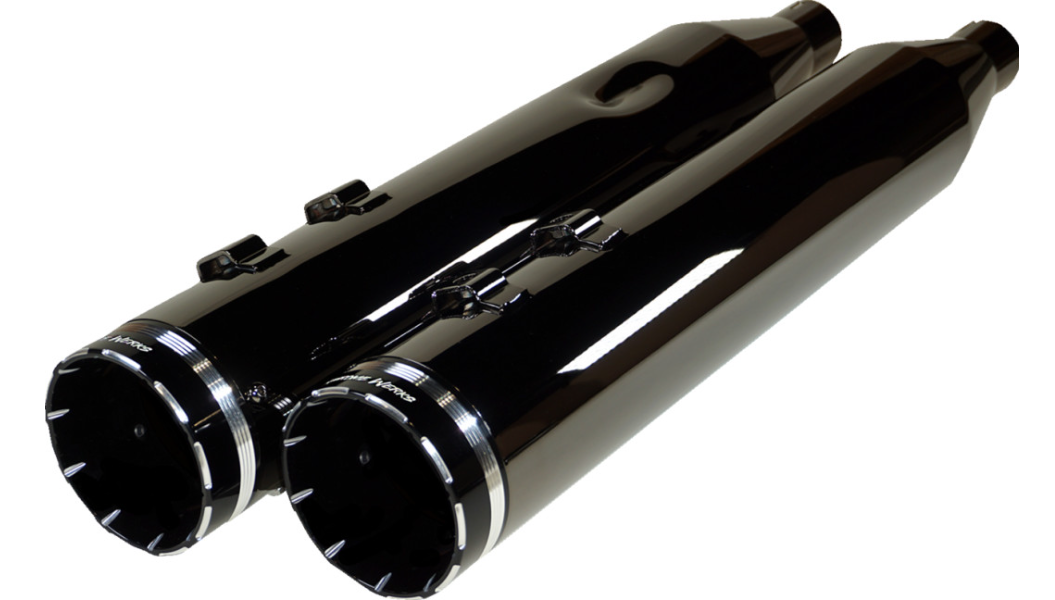 Khrome Werks 4-1/2" Hp-Plus® Slip-On Mufflers - Eclipse® With Tracer Tip