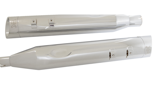 Khrome Werks 4-1/2" Hp-Plus® Slip-On Mufflers - Chrome Edge