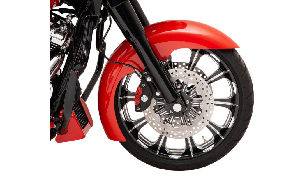 Klock Werks Hugger Series Front Fender with Mounting Blocks for Softail/Dyna