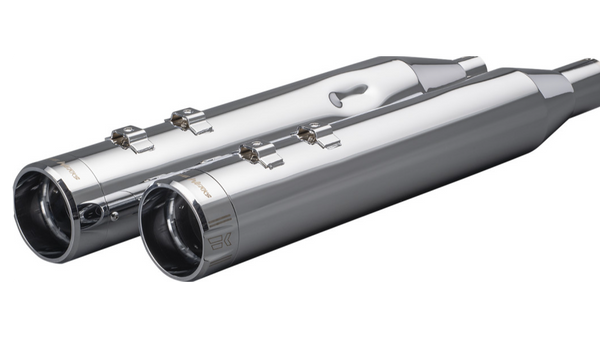 Khrome Werks 4-1/2" Hp-Plus® Slip-On Mufflers - Chrome Klassic Tip