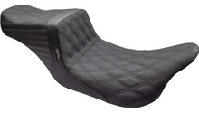 Le Pera Tailwhip Seat - Double Diamond w/ Grip Tape - Black - FL '08-'23
