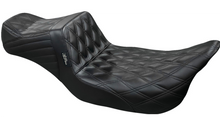 Le Pera Tailwhip Daddy Long Legs Seat - Double Diamond - Black - Touring '08-'24