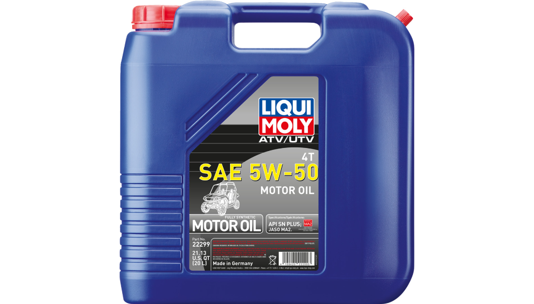 Liqui Moly ATV/UTV 4T Engine Oil - 5W-50 - 20 liter