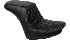Le Pera Kickflip Seat - Diamond - Black - Softail '18-'23