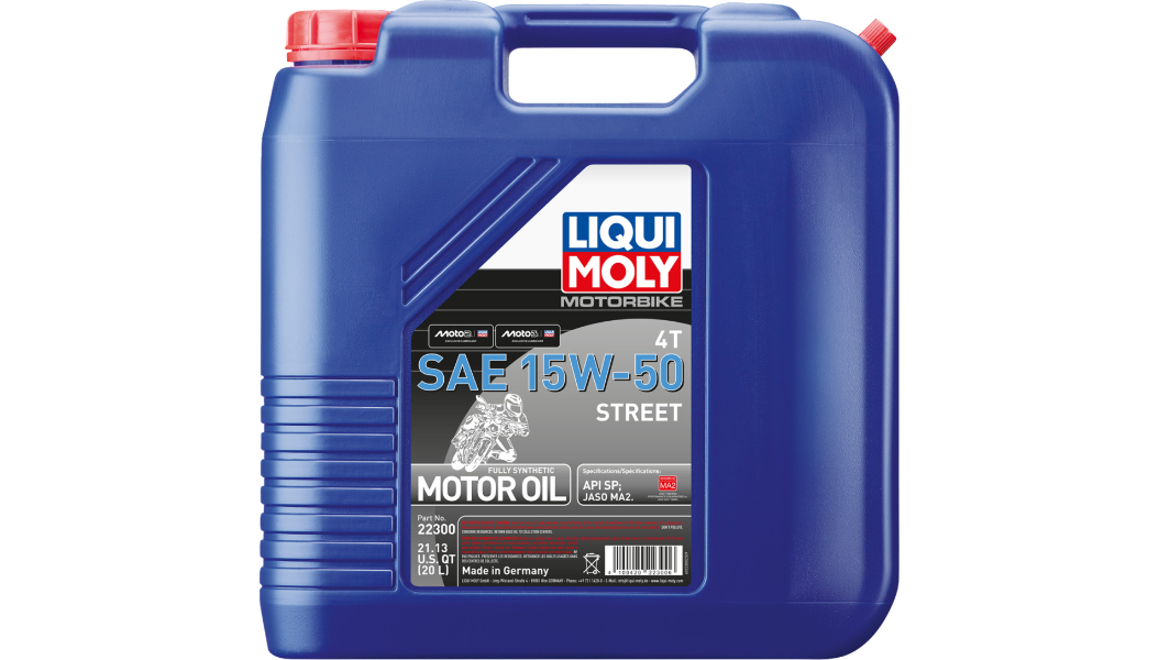 Liqui Moly Street 4T Oil - 15W-50 - 20 liter