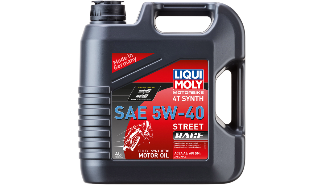 Liqui Moly Street Race Synthetic 4T Oil - 5W-40 - 4L