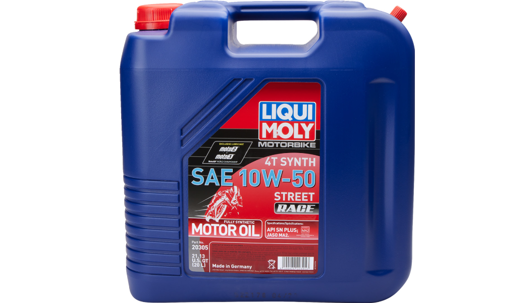 Liqui Moly Street Race Synthetic 4T Oil - 10W-50 - 20L