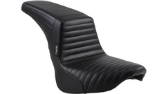 Le Pera Kickflip Seat - Pleated - Black - Softail '18-'23