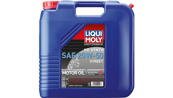 Liqui Moly H-D® Synthetic 4T Street Oil - 20W-50 - 20 Liter
