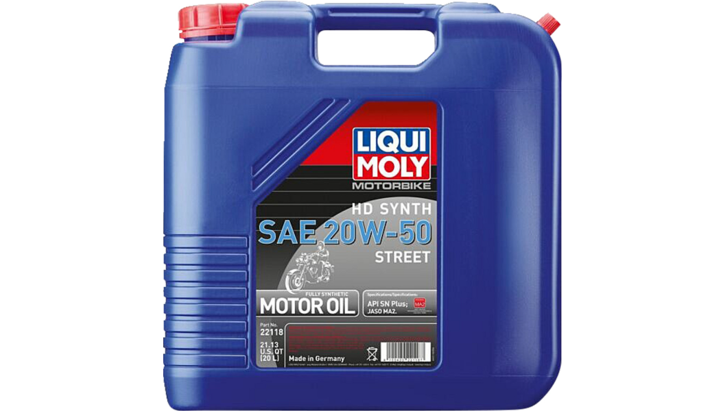 Liqui Moly H-D® Synthetic 4T Street Oil - 20W-50 - 20 Liter