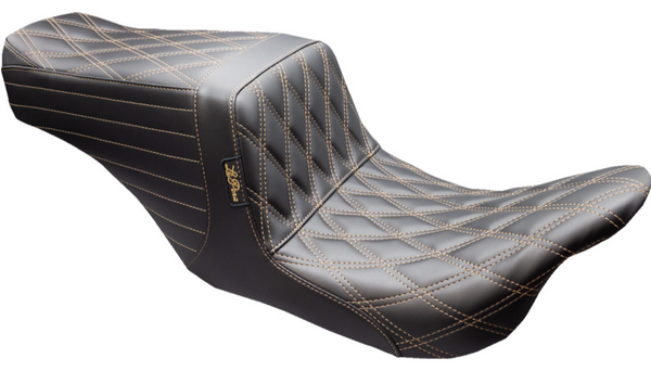Le Pera Tailwhip Up Front Seat - Double Diamond w/ Chestnut Thread - FL '08-'24