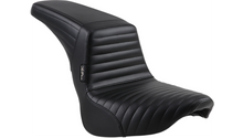 Le Pera Kickflip Seat - Pleated - Black - Softail '18-'23